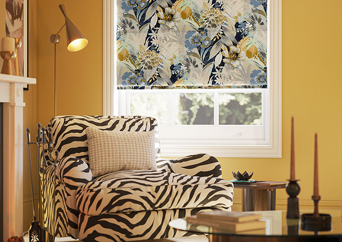 Bali, Navy - Twist&Fit Roman Blind - Image 5